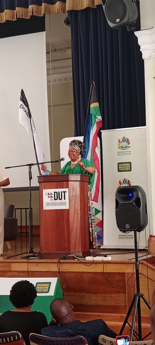 ThandwayinkosiA's tweet photo. Legend Gcina Mhlophe who is a storyteller,writer, playwright and actress joins the stage at the #MotherLanguageDay2025 https://t.co/3ifrm9D1Di