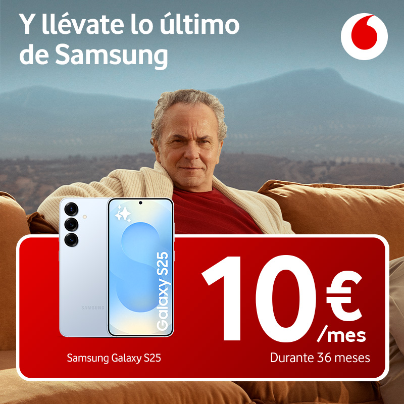 vodafone_es's tweet photo. Un Plan así nunca había entrado en tu casa: Fibra, 2xMóvil y TV con Max, Disney+, Prime y Netflix, por 47€. Y añade el nuevo Samsung Galaxy S25 Ultra por solo 34€/mes