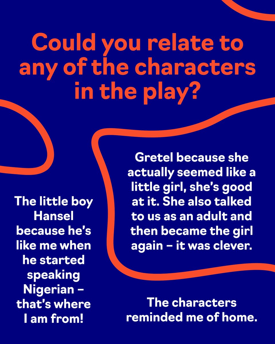 _theatre_works's tweet image. Take a look at some wonderful feedback from South Bristol Youth children who visited the Tobacco Factory to watch Hansel &amp;amp; Gretel ✨ 
Inspire more children by donating to theatre works!

#theatreworks #ukcharity #hanselandgretel