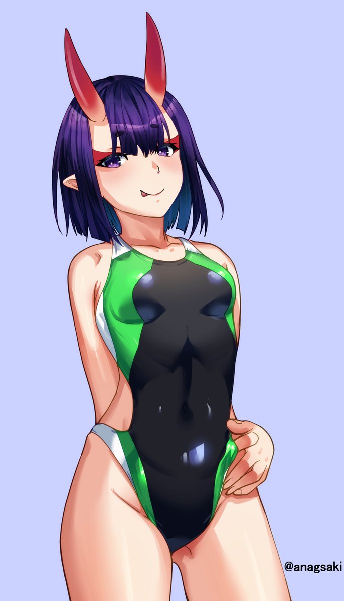 FGO「競泳水着 #FGO 酒呑童子 」|🎨アオナ✍️のイラスト