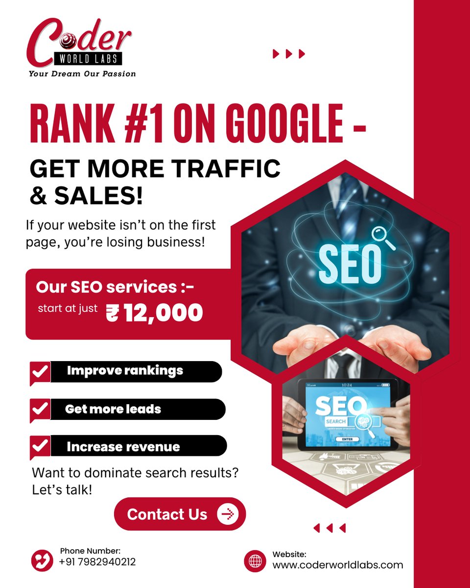coderworld_labs's tweet image. 📢 Want to Rank #1 on Google? Let’s Make It Happen! 
✅ More visibility
✅ More traffic
✅ More revenue
💰 Starting at just ₹12,000!

👉DM  +917982940212
🌐 Visit coderworldlabs.com
#DeFi #BibasFamily #HOPE_ON_THE_STAGE_TOUR #monad #karyağışı
