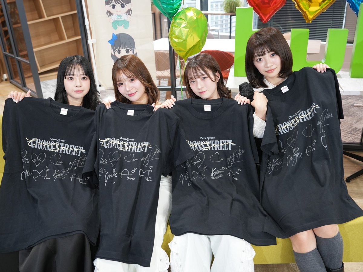 きゅーすと　全国ツアー　Ａ賞　サイン入りTシャツ ⌢⌢⌢⌢⌢⌢⌢⌢⌢⌢⌢⌢⌢⌢⌢⌢ ﹉﹉﹉﹉﹉﹉ 🎀 ﹉﹉﹉﹉﹉﹉ #き