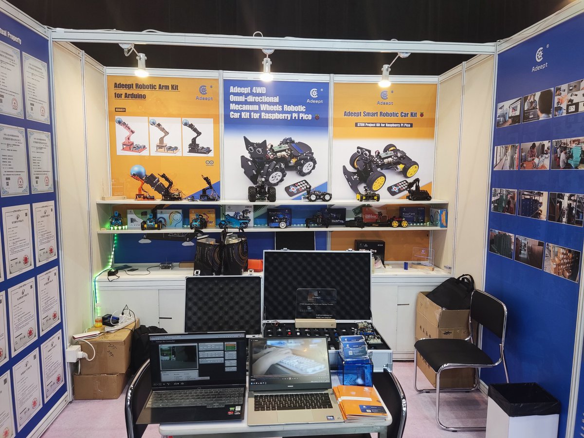 Adeept_Studio's tweet photo. Adeept Hong Kong Exhibition https://t.co/IE30CXpATO