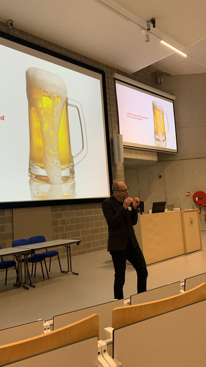 Young Belgian Society for Microbiology (YBSM) (@ybsmicrobiology) on Twitter photo Our first speaker of the BSM symposium is <a href="/KevinVerstrepen/">Kevin Verstrepen</a> from <a href="/KU_Leuven/">KU Leuven</a> who is making superior yeasts at his lab for industrial processes, such as… beer! 🍻Great start of the day 👏 #BSMsymposium2025 #beer #yeast <a href="/VUBrussel/">VUB</a> <a href="/MicrobioBel/">Belgian Society for Microbiology (BSM)</a> Our first speaker of the BSM symposium is <a href="/KevinVerstrepen/">Kevin Verstrepen</a> from <a href="/KU_Leuven/">KU Leuven</a> who is making superior yeasts at his lab for industrial processes, such as… beer! 🍻Great start of the day 👏 #BSMsymposium2025 #beer #yeast <a href="/VUBrussel/">VUB</a> <a href="/MicrobioBel/">Belgian Society for Microbiology (BSM)</a>