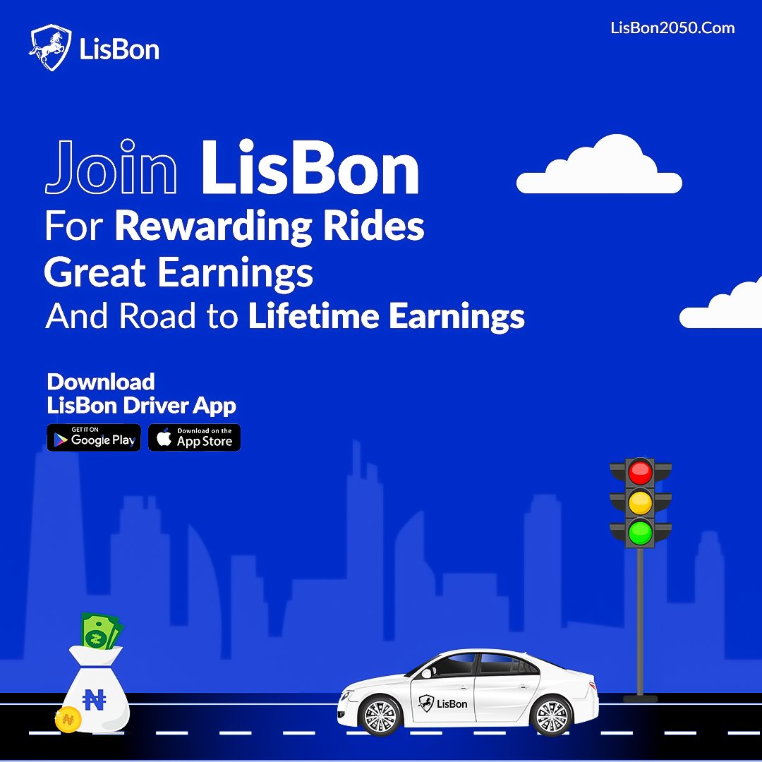 lisbonplatforms's tweet image. T.G.I.F! 

A good day to get paid for riding with LisBon to your favorite relaxing spot, dates, or office hangout.

Download the LisBon Driver and Riders App now and start making every trip count! 📲💰

#LisBon #DriveAndEarn #RoadToSuccess #FridayMotivation #LifetimeEarnings