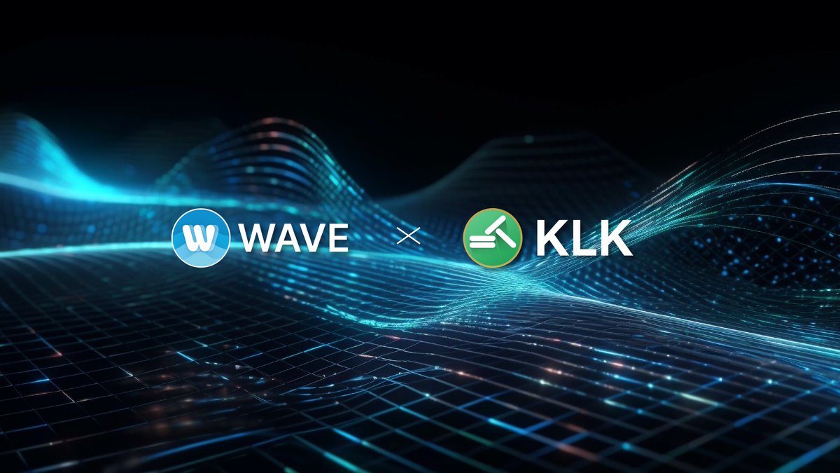 Wave 🌊 (@waveonsui) on Twitter photo Wave x KLK ⚡️
We’re excited to announce our partnership with <a href="/KLK_Foundation/">KLK Foundation</a>.
Klickl, a leading Web3 financial platform, is dedicated to providing open and accessible financial services worldwide through technological innovation and regulatory compliance.
This collaboration Wave x KLK ⚡️
We’re excited to announce our partnership with <a href="/KLK_Foundation/">KLK Foundation</a>.
Klickl, a leading Web3 financial platform, is dedicated to providing open and accessible financial services worldwide through technological innovation and regulatory compliance.
This collaboration