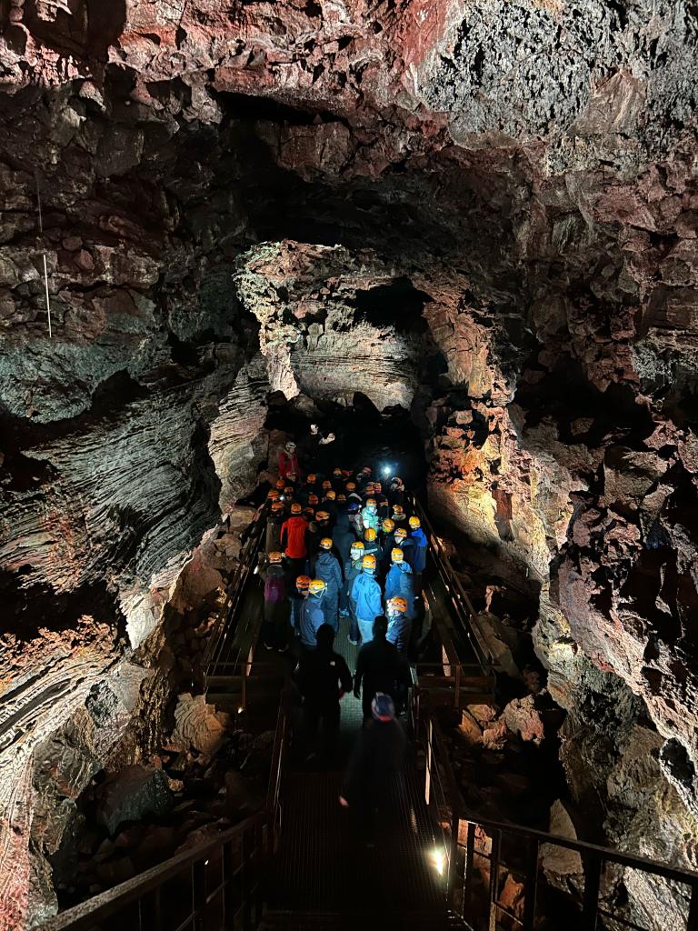 Yesterday's Lava tunnels. Approximately 5000 years old. #Iceland <a href="/SCDSchool/">St Clement Danes</a>