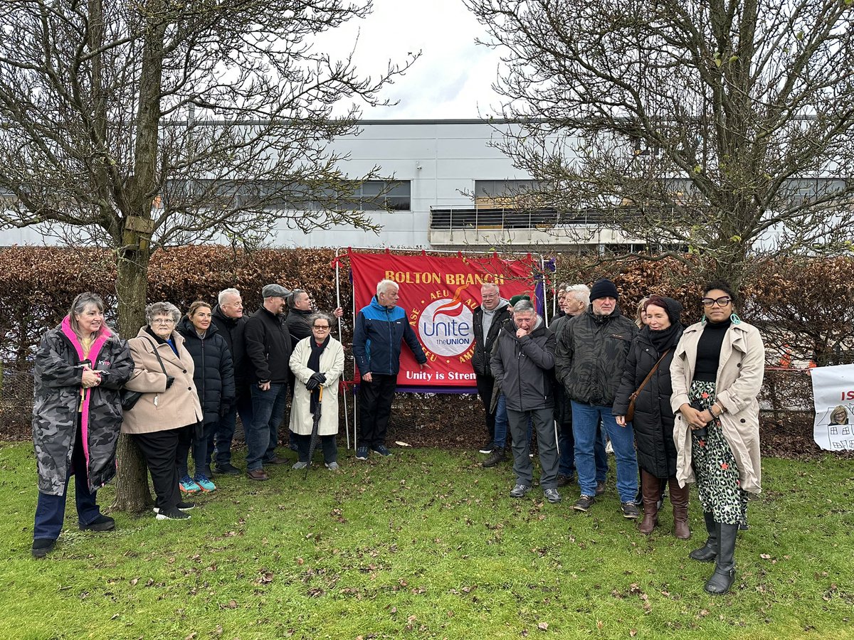 Fantastic solidarity shown on the picket line this morning
