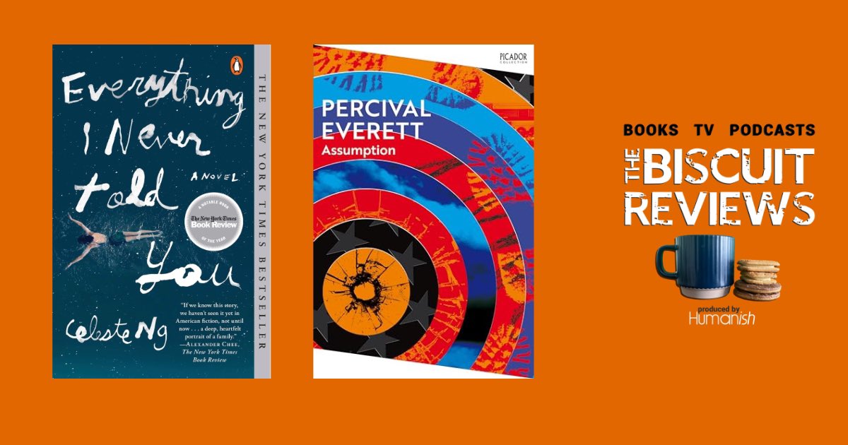 humanishy's tweet photo. I had to get some different biscuits for the latest reviews. 

Assumption by Percival Everett and Everything I Never Told You by Celeste Ng. 

Both gripping and disturbing in their own ways.  

https://t.co/6Zl30lRdVt https://t.co/9FXxTUPS2y