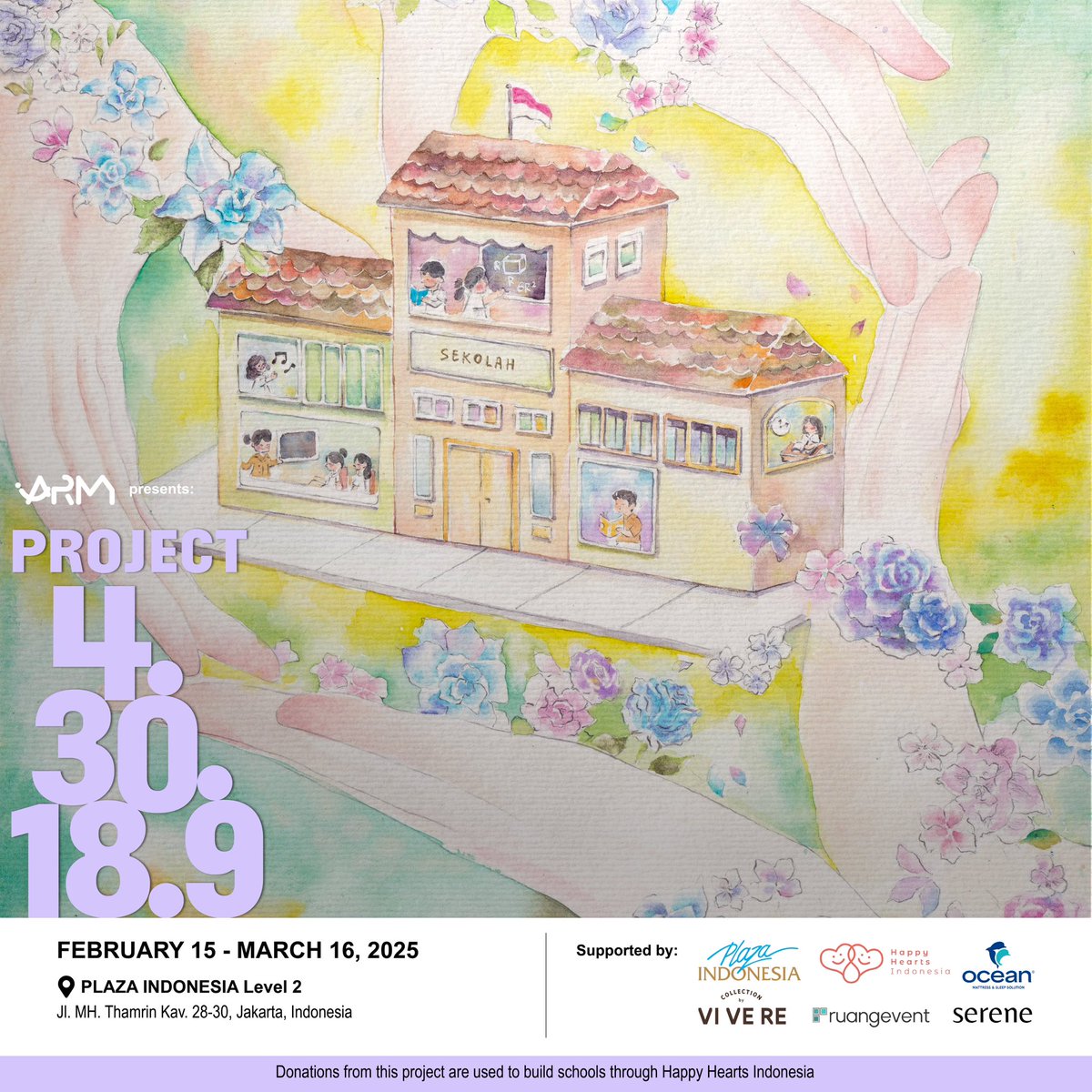 SenyumProject's tweet photo. Senyum Ungu Indonesia Foundation @SenyumArmy Present “PROJECT 4.30.18.9”
.
PROJECT 4.30.18.9 is a special initiative dedicated to celebrating the birthday of BTS members Jin, V, Jhope and Suga. Through a meaningful exhibition.
.
Feb 15 - March 16, 2025
@plazaindonesia Level 2 https://t.co/CrJxLQOkkw