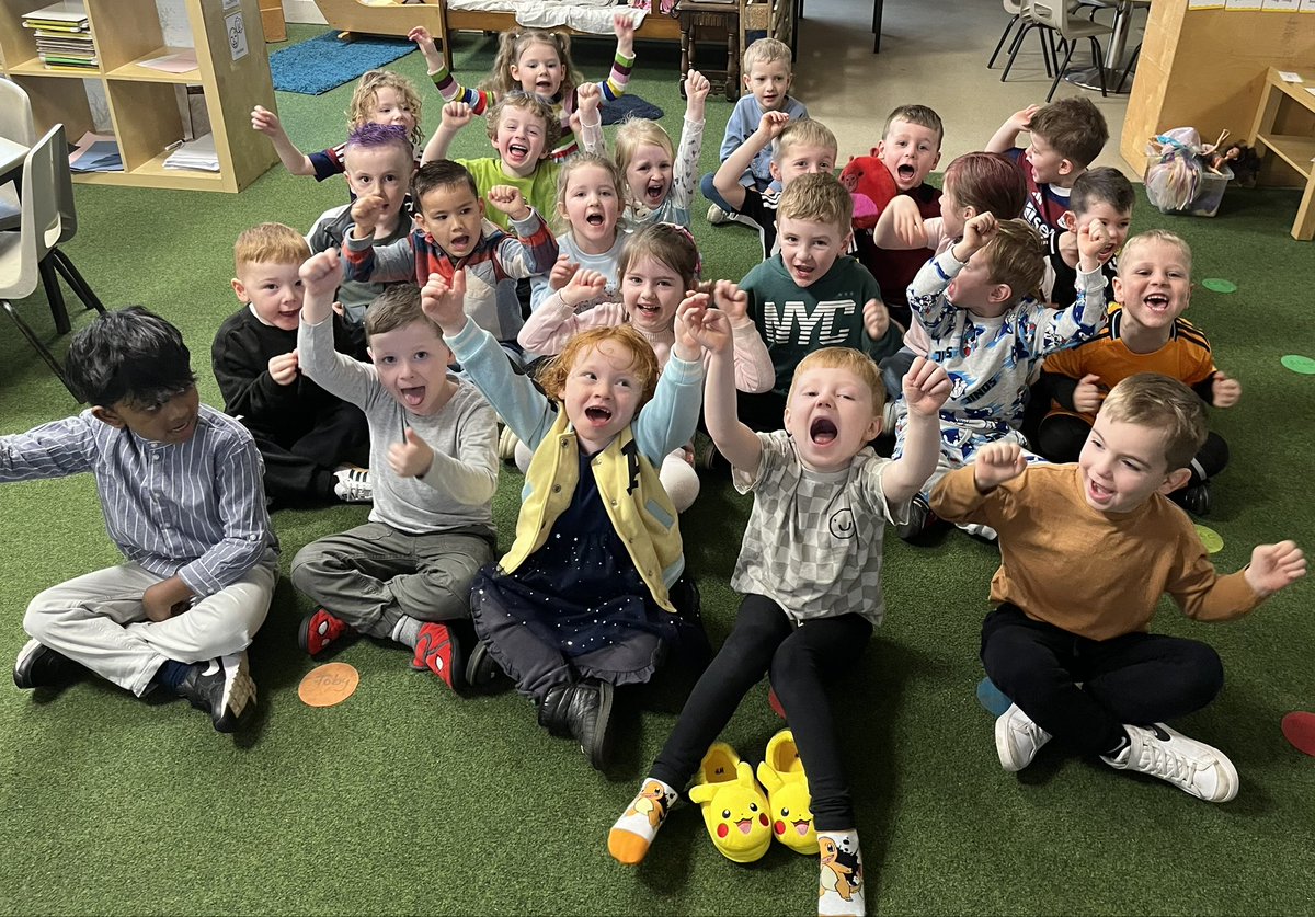 GCPSReception's tweet image. Reception are ready for break the rules day!! @GreenfieldsCPS