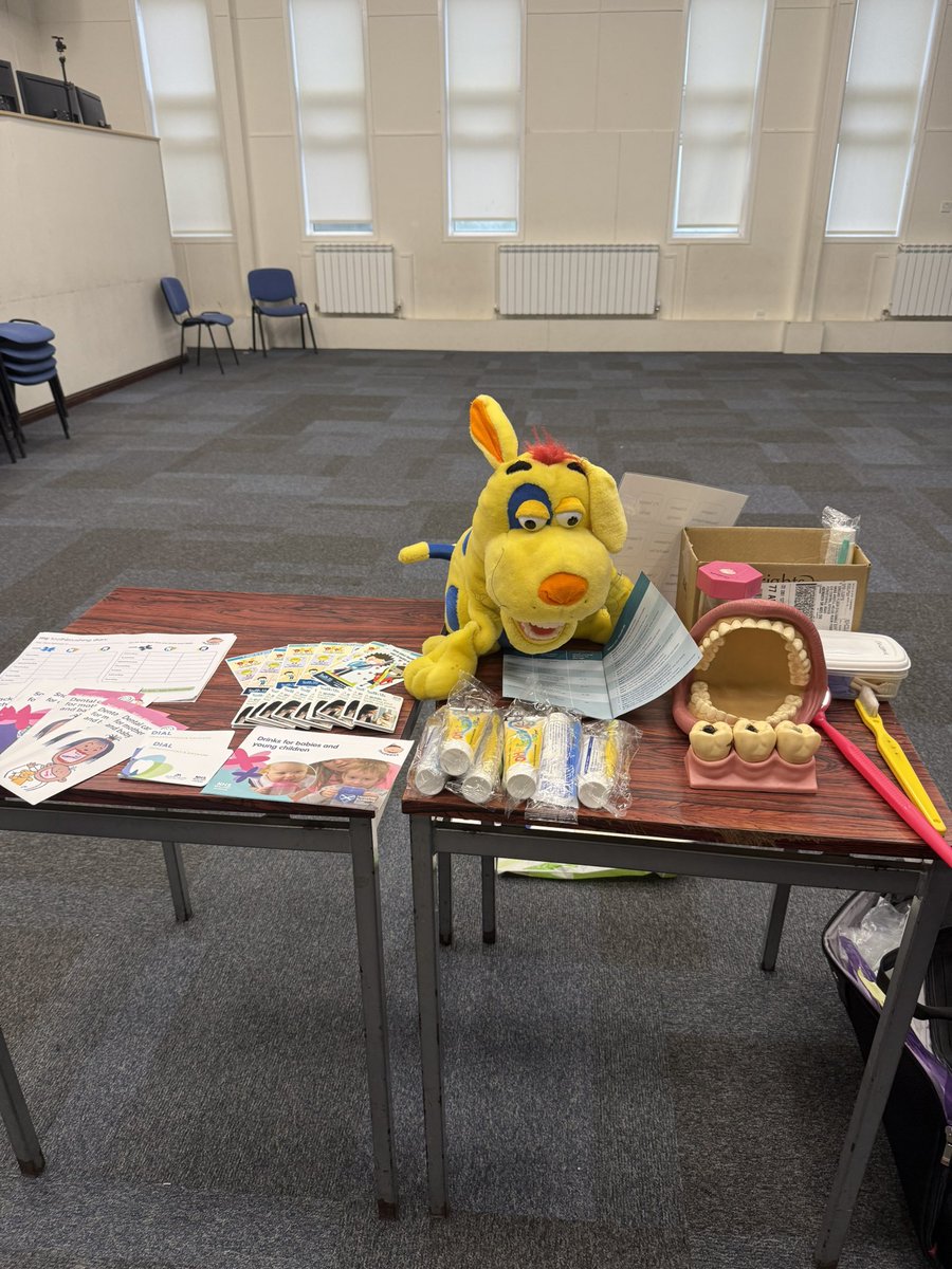 All ready for our Fly Cup and Blether today with Dawn from Childsmile. 🦷🪥<a href="/NHSChildsmile/">Childsmile</a>