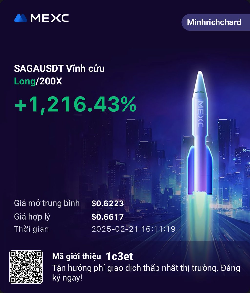 Chờ gì nữa lụm 
mexc.com/vi-VN/register…

t.me/Mgroupauthenti…