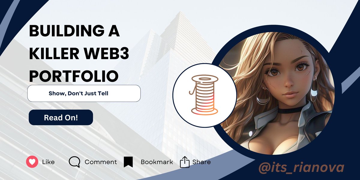 its_rianova's tweet image. (1/7) Want a Web3 job? Your portfolio is KEY! My latest blog post breaks down how to build a killer portfolio that gets you noticed: itisrianova.blogspot.com/2025/02/buildi…
 #Web3Portfolio #CryptoCareers #Blockchain
