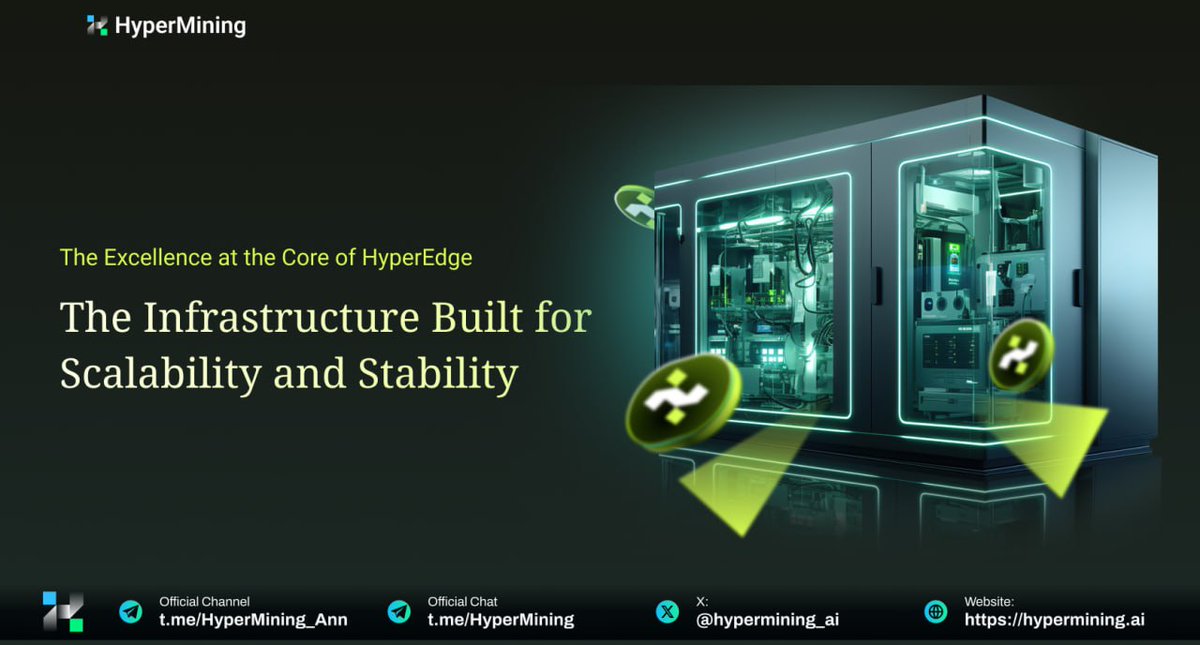 hypermining_ai's tweet image. ✅ HyperMining: A Global Leader in High-Performance Mining  

🟠Unmatched Innovation and Excellence  

HyperMining stands at the forefront of the digital revolution, setting new standards in high-performance mining. With world-class infrastructure, cutting-edge technology, and an…