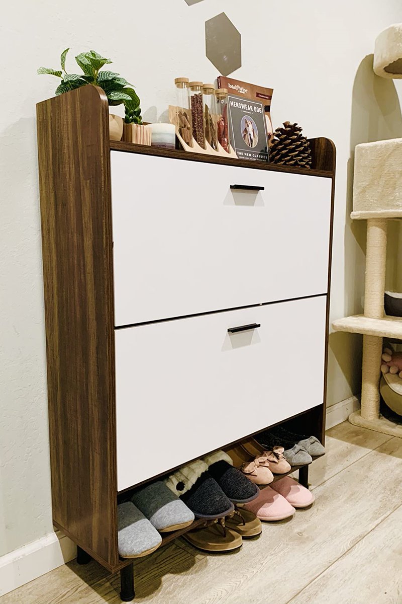 Tribesigns's tweet image. 👟 2-Tier Shoe Cabinet for Small Spaces! 🏡

 Photo credit: @Sylvia 

Discover more: bit.ly/3QqBp72

#smallspacesolutions #shoestorage #homedecor #tribesigns #spacesaver