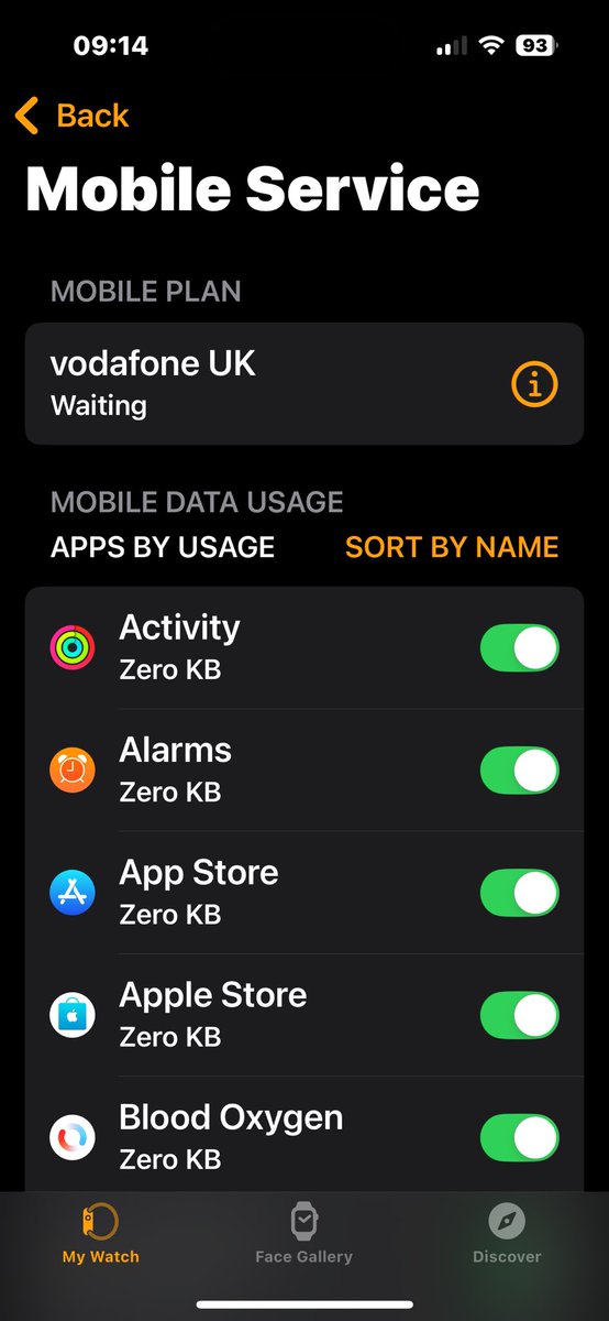 EleanorLCarey's tweet photo. @VodafoneUK The service to get an Apple Watch has been appalling. Took a week for the watch to arrive after calling twice to ask what was going on. The watch isn’t showing it’s connected to my phone number so I’ll bet it will be useless when I go out shortly. https://t.co/W3VjNI71bF