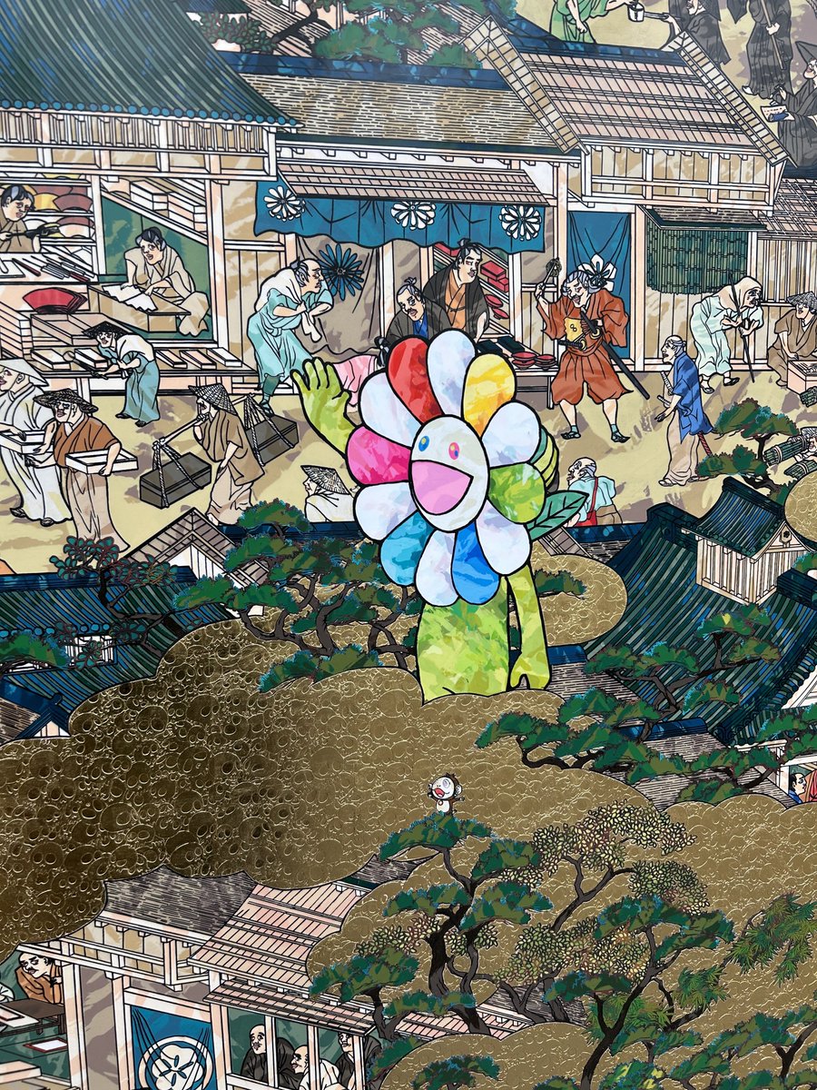「村上隆の展示と動画を教えていただき、ありがとうございました 数々の名画はウォーリ」|𝖸𝗈 𝖮𝗄𝖺𝖽𝖺のイラスト