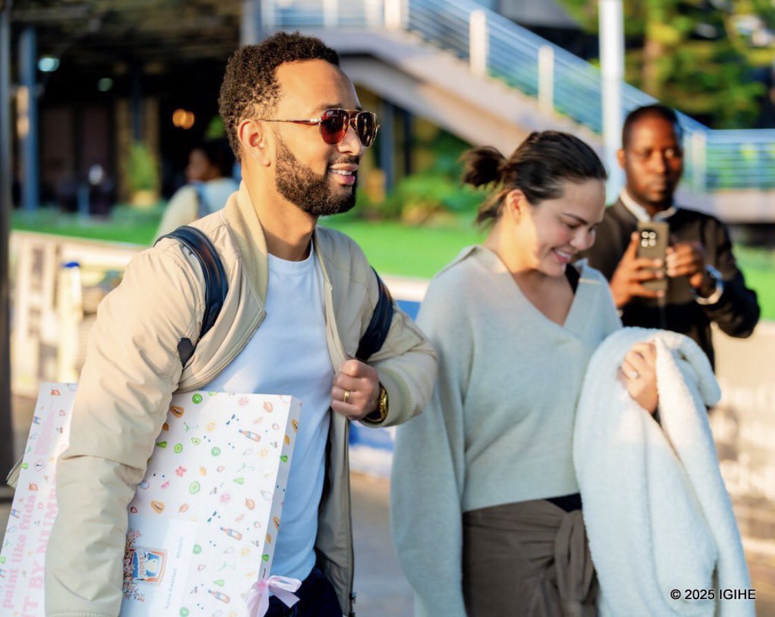 PHOTOS : 

The 12 Grammy Winner John Roger Stephens Known As John Legend, And His Wife Christine Diane Teigen Arrives In Kigali For “Move Africa Concert 2025”
