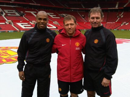 My Man Utd days working with 2 legends