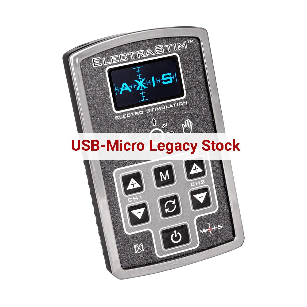Get it while you can! The very last of our USB-Micro* AXIS stock is available at a 15% discount: electrastim.com/collections/el… 

* This is purely the charging port type- performance, modes, features and battery capacity are IDENTICAL in all AXIS models.
