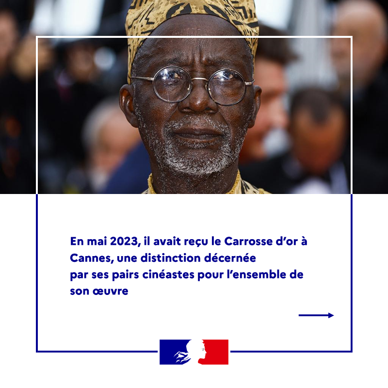 FranceauMali's tweet photo. 🕊️  4 choses à savoir sur Souleymane Cissé, pionnier du cinéma malien