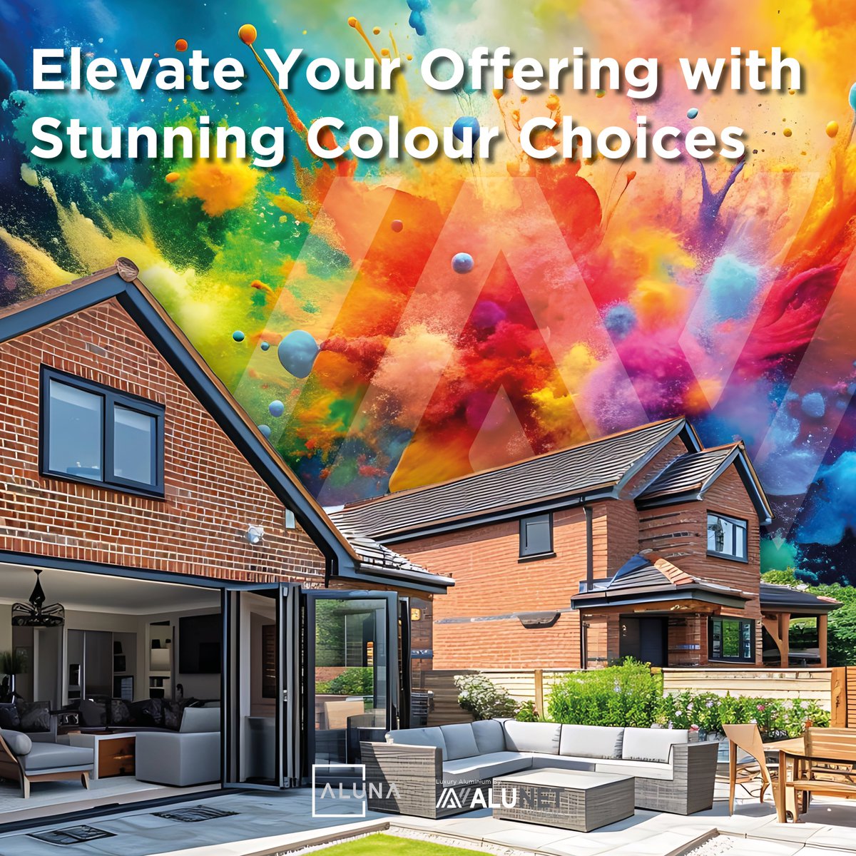Aluna Powder Coating

Elevate your offering with stunning colour choices! At Alunet Systems, we're committed to providing the best in innovation, quality, and convenience—ensuring our fully matched suite of luxurious fenestration products gives you a competitive edge.