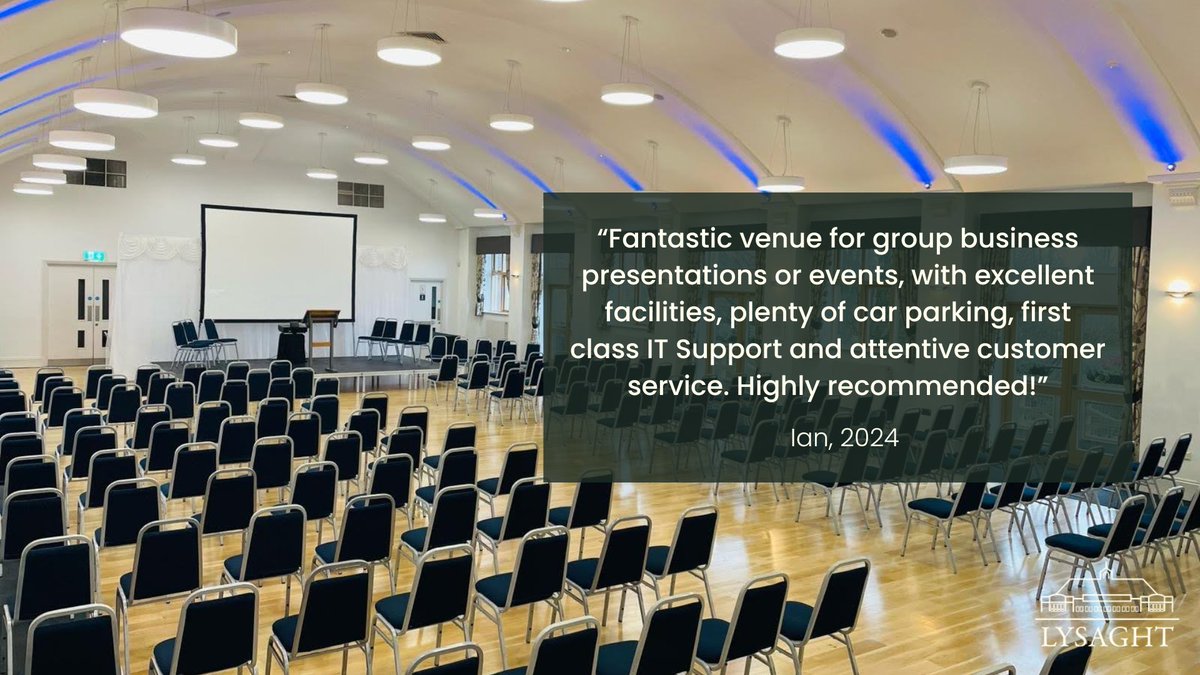 Our rooms at Lysaght can be used for a range of business uses, and our team are always on hand to provide support to make sure you get the best out of our spaces. Thank you to Ian for leaving this great review!

Find out more about hiring a room: bit.ly/lysaght-hire