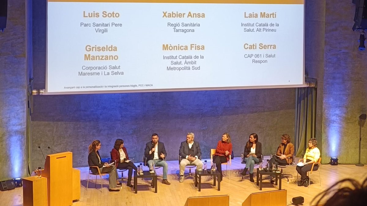PS Pere Virgili (@perevirgilicat) on Twitter photo 🦵 El fisioterapeuta del #PSPereVirgili, <a href="/FisioSoto/">Luis Soto-Bagaria</a>, ha presentat el programa #MésÀgil en una taula rodona de la jornada ‘Avançant cap a la personalització i la integració de l’atenció a les persones fràgils, PCC I MACA’.
Més informació 👉 perevirgili.gencat.cat/ca/detalls/Not… 🦵 El fisioterapeuta del #PSPereVirgili, <a href="/FisioSoto/">Luis Soto-Bagaria</a>, ha presentat el programa #MésÀgil en una taula rodona de la jornada ‘Avançant cap a la personalització i la integració de l’atenció a les persones fràgils, PCC I MACA’.
Més informació 👉 perevirgili.gencat.cat/ca/detalls/Not…
