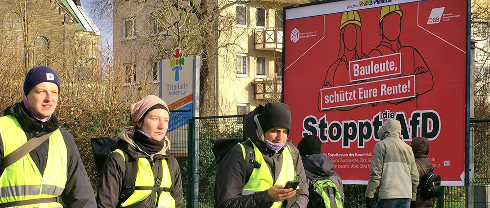 ituc's tweet photo. 📢Trade unions in Germany🇩🇪 are taking a stand against the #FarRight!
As the #AfD rises in the polls ahead of the 23 Feb vote, unions are mobilising in the streets and workplaces to defend democracy and solidarity.
➡️https://t.co/gJM8gHcvag
✊ #ForDemocracy #NoPasaran #NeverAgain #StopFascism
@luc_triangle @manzieric65 @jordaniaurena04 @dgb_news @etuc_ces @equaltimes