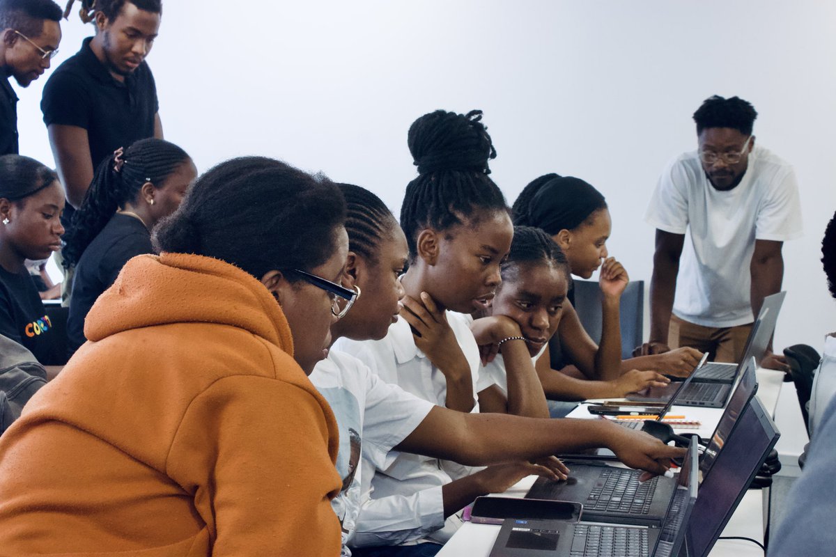 PyladiesNamibia's tweet image. Breaking barriers, one line of code at a time👩🏽‍💻 #DjangoGirlsNamibia #WomenInTech