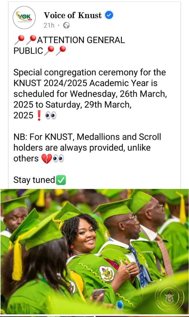 GhanaYouthPres1's tweet photo. @Citi973 @fremaadunyame #UGGraduation
#Classof2025
It is not fair for UG to treat students in this manner. The Vice Chancellor should redeem herself. https://t.co/JJIirTaxJ1