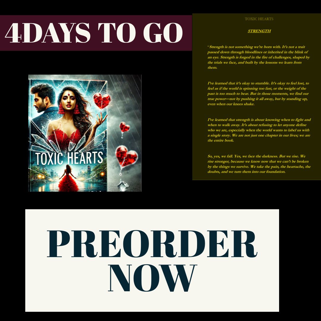 Navi_avnii's tweet photo. #ToxicHearts
#ContemporaryRomance #Humour #RomanticComedy #Kindleunlimitedsubscribers #Amazon
If you loved #Samrat #Urmi you will love #Armaan and #Kinjal
#ToxicLoveStory #India #trending #author #write #love #SRK #kartikaaryan
PREORDER NOW
https://t.co/IN7cycajlt https://t.co/NSqDeIrl8f