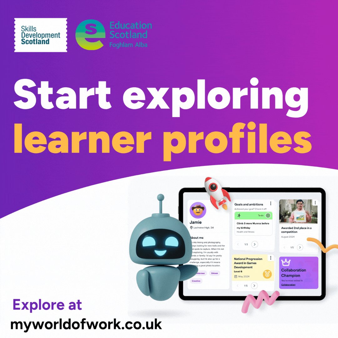 Teachers, have you started exploring learner profiles with your pupils yet? They can use the digital space to document who they are, what they love and what they’re striving for. 

Check out our teacher guide &amp; register for a webinar to learn more here ➡️ ow.ly/ebAs50V2OCg