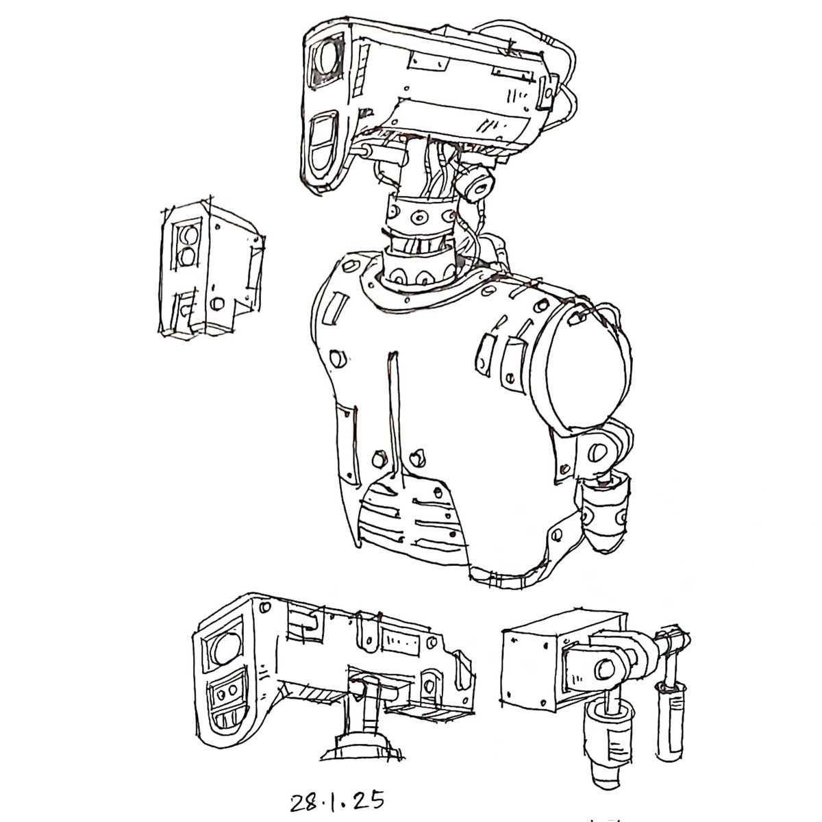 Hard Surface Drawing Practice
Ball Pen on Paper
More Drawings Here-

behance.net/fhdrawing

#fhart #fhart2025 #fhdrawing #concept #design #illustration #drawing #traditional #art
♦ References from INTERNET ♦