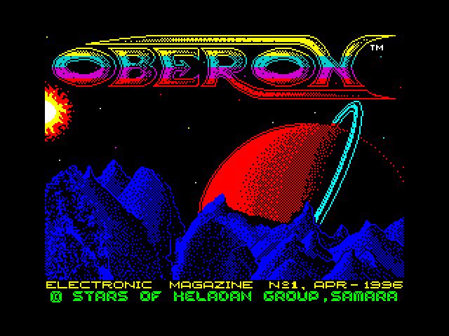 TLtwg's tweet image. #ZXSpectrum #Art by #BioMax 

Top left - Dramas 
Top right- oberon 1
Bottom left - oberon 4
Bottom right- oberon 4 menu 1
