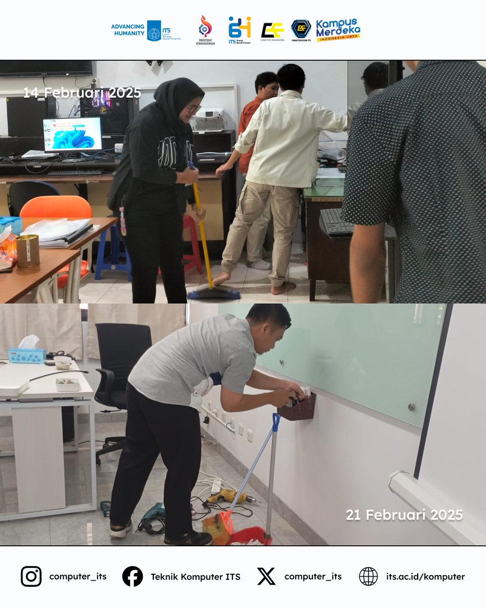 Selamat Hari Peduli Sampah Nasional! 🌏♻

Mari dukung bersama untuk mencapai Smart Eco Campus dan wujudkan lingkungan yang lebih hijau, bersih, serta berkelanjutan! 🌱💚

@itssmartecocampus 
<a href="/its_campus/">Institut Teknologi Sepuluh Nopember</a>
#TeknikKomputerITS
#HPSNITS2025 
#SDG13