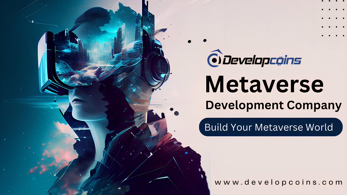 developcoins's tweet image. Are you ready to step into the future of #digital experiences? #Developcoins as pioneering #Metaverse Development Company specialize in creating immersive, interconnected #virtualworld that redefines how we interact, socialize & do #business
Explore: developcoins.com/metaverse-deve…