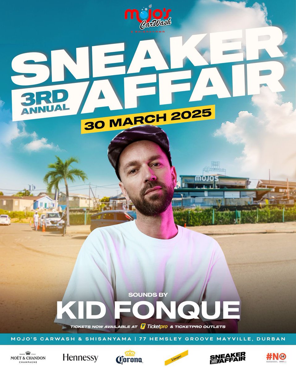 MpumeM_'s tweet photo. Sneaker heads ‼️ the “3rd Annual SNEAKERAFFAIR 👟” is happening on 30th of March 2025. Experience of High end fashion,Super cars, Music, Lifestyle and Sneaker game 👟 

make a  reservation on : 081 065 3464/072 268 1540

#SneakerAffair25
#MojosSneakerAffair #WeAreMojos #Mojos https://t.co/NjoMbaDmOS