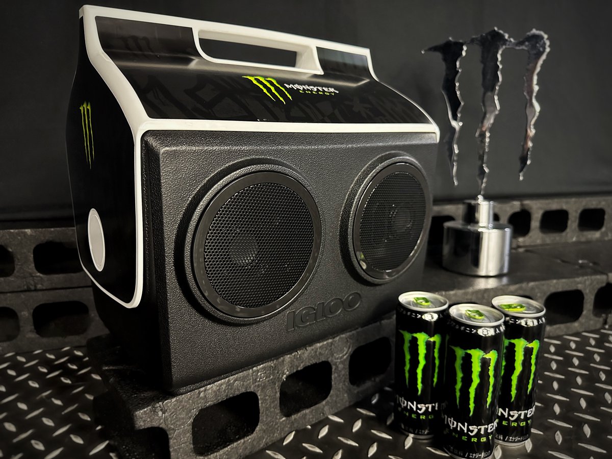 モンスターを飲んでスピーカー付きクーラーボックスを手に入れろ