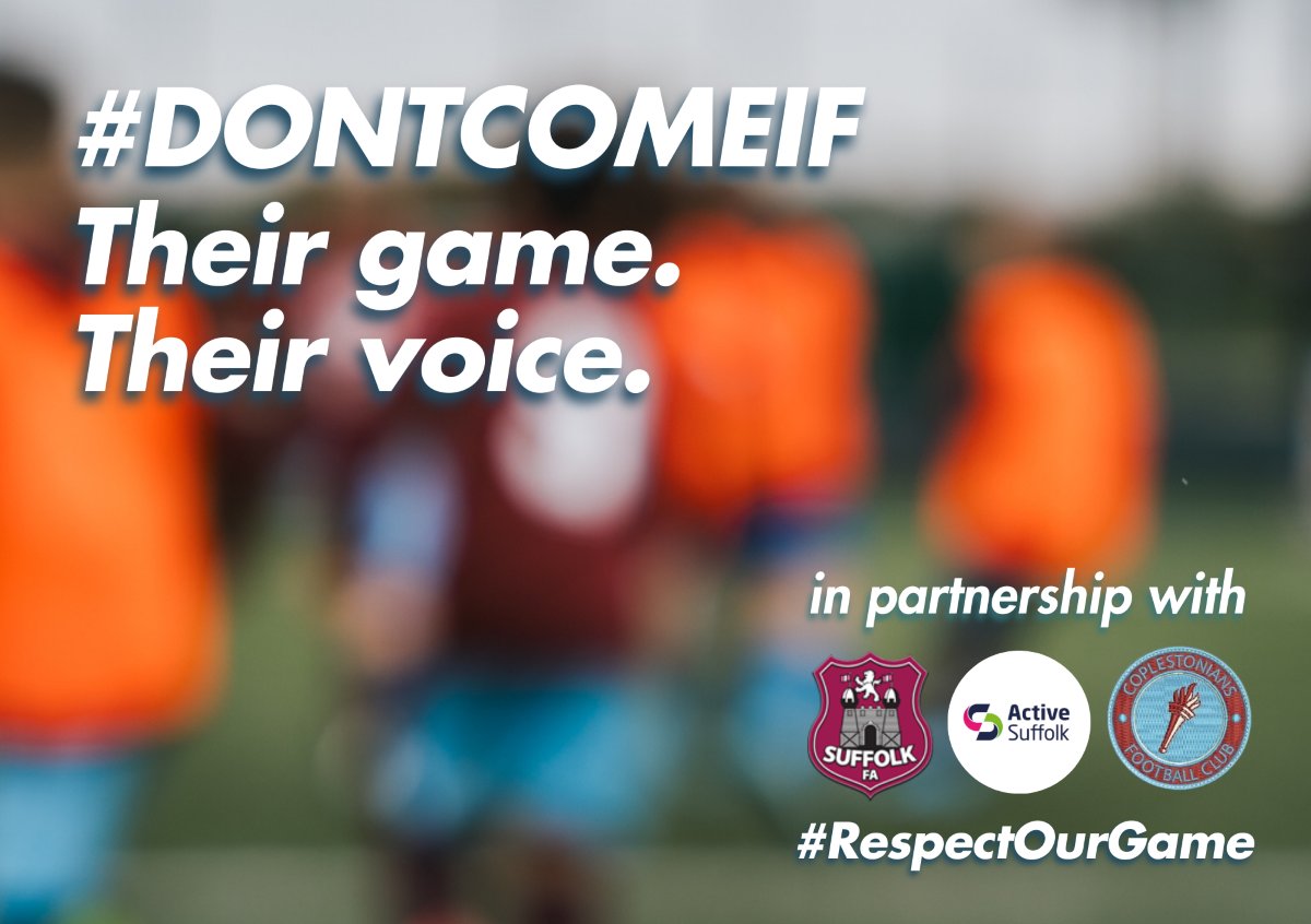 SuffolkFA's tweet photo. A new initiative has been launched by Active Suffolk, @Cops_FC and Suffolk FA to drive positive change in sport..

https://t.co/SUPUSYq4Bt

#AThrivingLocalGame https://t.co/7t7glgRLof