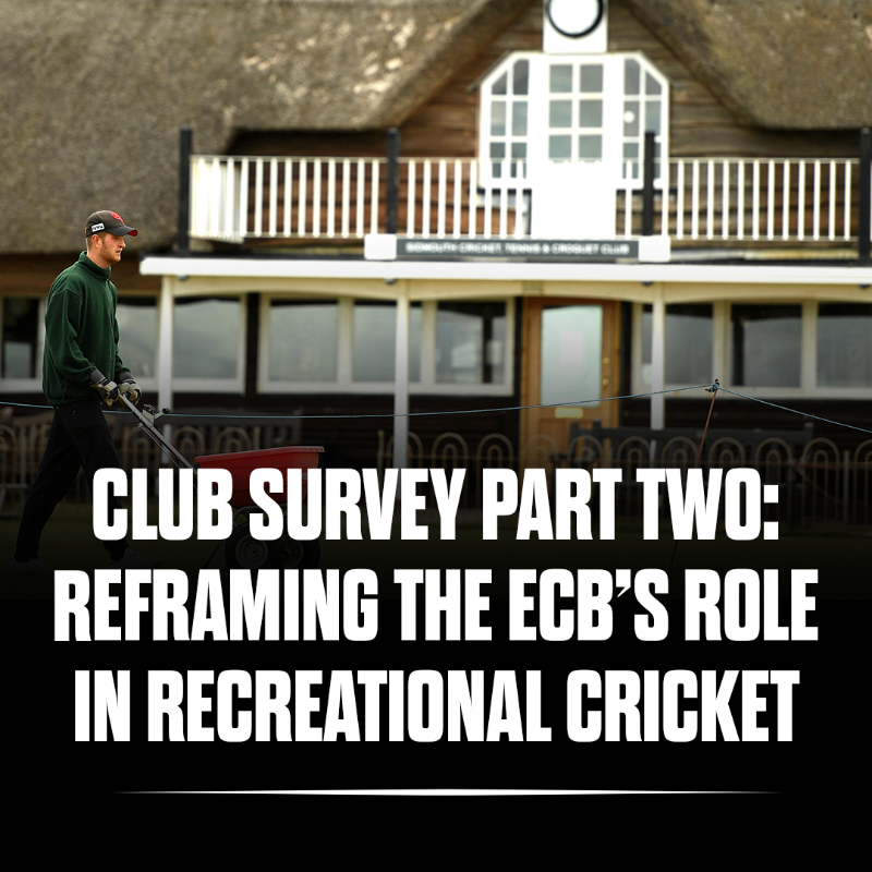 TheCricketerMag's tweet photo. "The survey reveals a significant disconnect between clubs' universally high expectations of ECB support for club cricket and perception of their performance."

✍️ John Swannick reports on how the club game wants greater collaboration with the governing body...