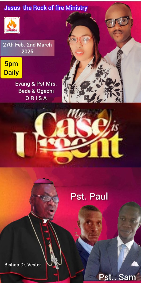 BedeOrisa's tweet photo. God will your case urgently in Jesus name https://t.co/d4WoVDRkzN
