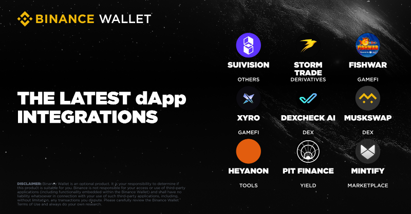 SuiVision.xyz is now listed on <a href="/BinanceWallet/">Binance Wallet</a> 

Connect your #Binance wallet to easily track your position on <a href="/SuiNetwork/">Sui</a>