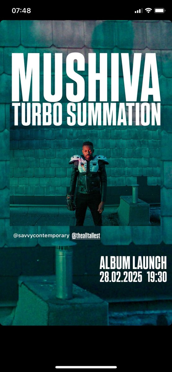 🔌🔌🔌 THE END OF HIP-HOP AS WE KNOW IT! Join us for the launch of „Turbo Summation“ – a conceptual Hip Hop album by artist and decolonial technologist Mushiva.

19:30, 28.02.2025, Savvy Contemporary, Berlin