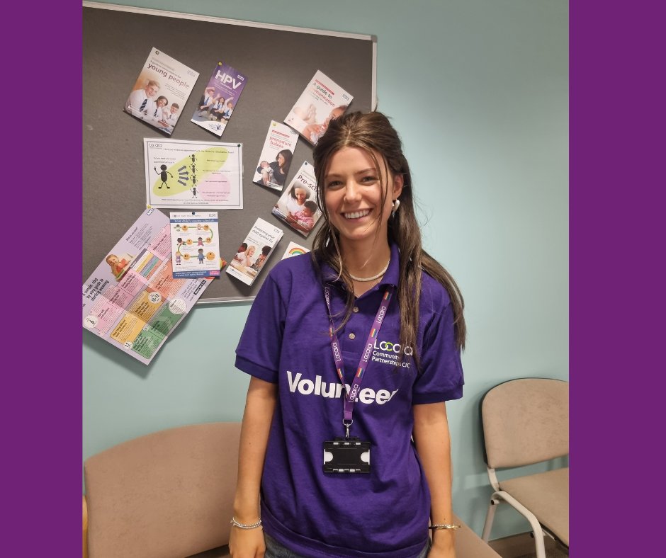 Welcome to Eleanor who joined us last month.
Eleanor is enjoying her time with the Immunisation team , supporting the families who attend.