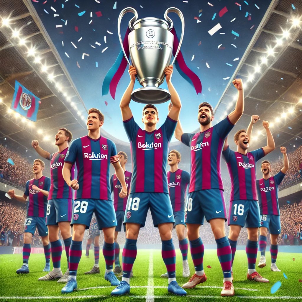 m_fernaandezz's tweet photo. Final de la champions 2025 Barça 1-1 Madrid a la prorroga (3-1) victoria del Barça.
Campio d’Europa 2025 https://t.co/rX3mvW3xzX
