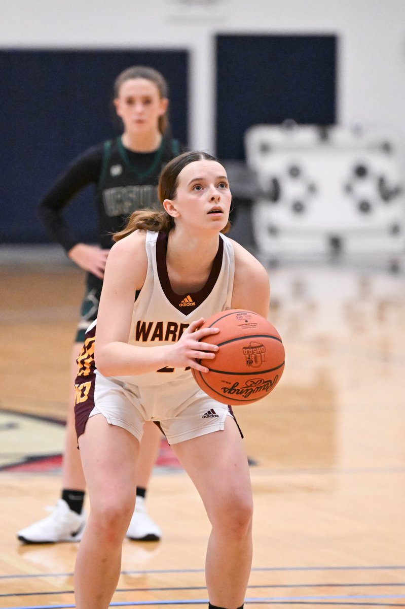 Congratulations to Sophomore PG Kara Esterak for winning this Weeks ABJ Female Athlete of the Week. Thank you everyone for showing your support to the Women’s Basketball program! Go Warriors!