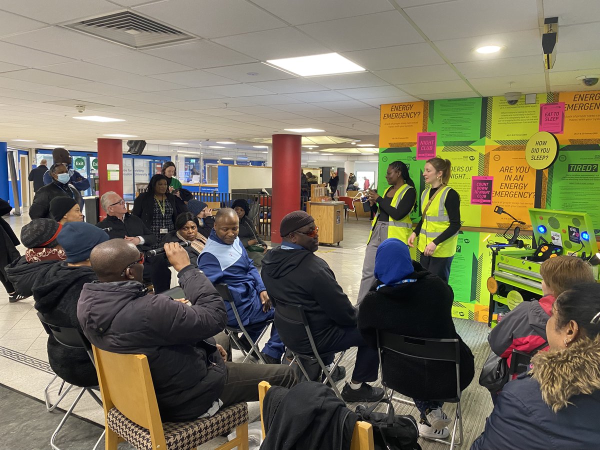 Our Night Club TROLLEY launched yesterday at Croydon University Hospital! We’ll be onsite for 2 more nights, supporting <a href="/ISS__UK/">ISS UK</a> and Trust staff with their sleep and wellbeing, and creating a healthier experience of working at night in the hospital. #TheForgottenShift