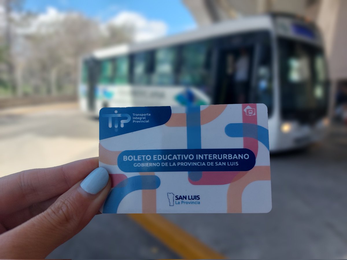 🚍Comenzó la entrega de las tarjetas del Boleto Educativo Interurbano.
Toda la info en: goo.su/Oqcy4
#sanluislaprovincia